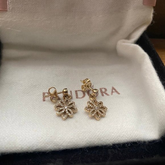 Pandkra 14KPandora Lace Botanique Floral - Picture 1 of 2